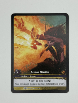 World of Warcraft TCG Dark Portal 43/319 Extended Art Arcane Missiles - Image 1