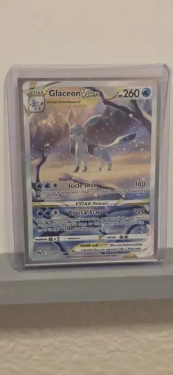 Glaceon VSTAR Crown Zenith: Galarian Gallery Holo Card GG40/GG70 NM Condition - Image 1