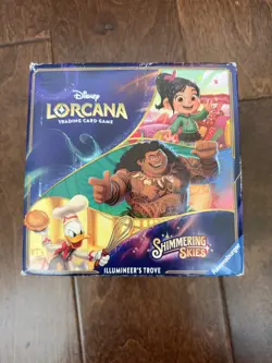 Disney Lorcana Trading Card Game: Shimmering Skies Illumineer's Trove Open Box - Image 1