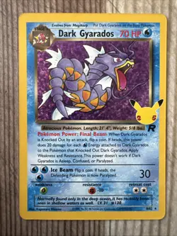 Dark Gyarados 8/82 Celebrations Classic Holo Rare Pokemon Card NM - Image 1