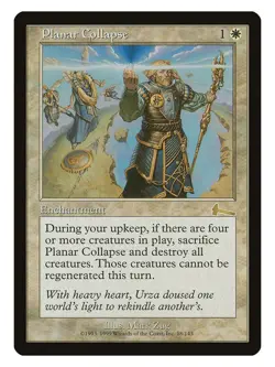 Planar Collapse MTG Urza's Legacy Rare LP Lightly Played Single Card - Image 1