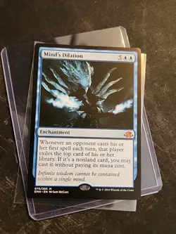 Mind's Dilation - Eldritch Moon - MTG Magic - Mythic Rare - Blue Enchantment - Image 1