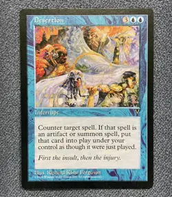 MTG Desertion x1 NM ! Visions / Magic The Gathering - Image 1
