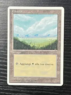 Magic MTG Italian Revised Plains Artist Proof Near Mint - Only 50 Exist! - Image 1