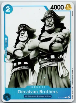 Decalvan Brothers (Parallel) ST22-008 Starter Deck 22: Ace & Newgate One Piece - Image 1