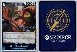 Mr. 1 Daz.Bonez Beginners Deck Party EB01-027 One Piece - Image 3
