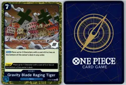 Gravity Blade Raging Tiger OP06-058 Rare Wings of the Captain One Piece NM - Image 3
