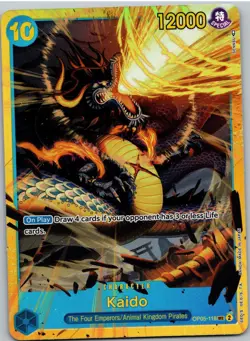 Kaido (Reprint) OP05-118 Secret Rare Premium Booster -The Best- One Piece NM - Image 1