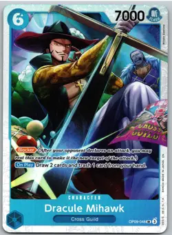 Dracule Mihawk (Reprint) OP09-048 Premium Booster -The Best- Vol. 2 One Piece NM - Image 1