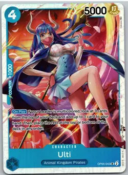 Ulti (Reprint) OP05-043 Super Rare Premium Booster -The Best- One Piece NM - Image 1