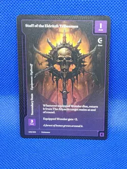 Wonders of the First Staff of the Eldritch Tribesman Epic Rare Existence - Image 1