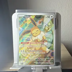 Pokemon Eevee Scarlet & Violet Promo Full Art Holo Card 173 - English 2023 - Image 1