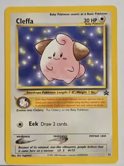 Pokemon TCG Cleffa Black Star Promo Card #31 - NM - Image 1