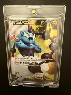 Thundurus Full Art 97/98 Emerging Powers Ultra Rare Holo BW Pokemon Cards TCG NM - Image 1