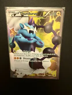 Thundurus Full Art 97/98 Emerging Powers Ultra Rare Holo BW Pokemon Cards TCG NM - Image 2