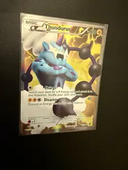 Thundurus Full Art 97/98 Emerging Powers Ultra Rare Holo BW Pokemon Cards TCG NM - Image 3