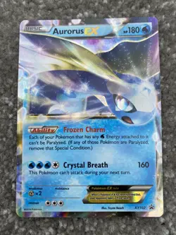 Pokemon TCG Aurorus EX Holo Black Star Promo Card (XY102) - Image 1