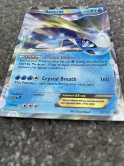 Pokemon TCG Aurorus EX Holo Black Star Promo Card (XY102) - Image 3
