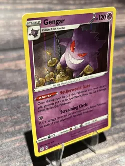Gengar 066/196 Holo Rare Swsh11: Lost Origin Pokemon Card - Image 2