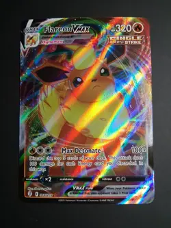 Flareon VMAX - 018/203 - Pokemon Evolving Skies Sword Shield Ultra Rare Card NM - Image 1