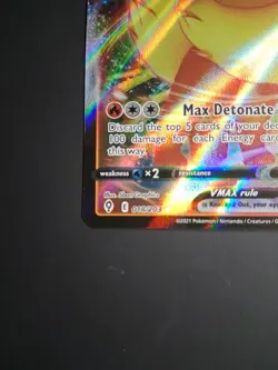 Flareon VMAX - 018/203 - Pokemon Evolving Skies Sword Shield Ultra Rare Card NM - Image 2