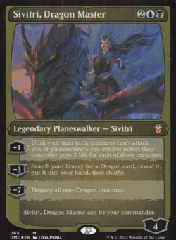 Sivitri, Dragon Master (Foil Etched) 65 Commander: Dominaria United Magic: MP - Image 1