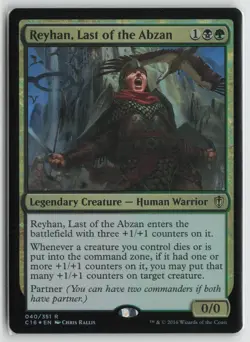 Reyhan, Last of the Abzan LP Foil 40 Commander 2016 Magic: The Gathering - Image 1