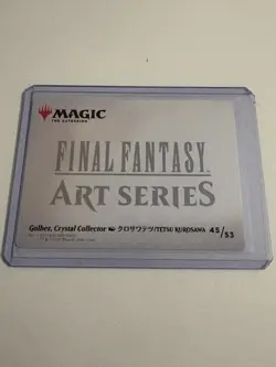 MTG Golbez,Crystal Collector Art Card (Gold-Stamped Signature) Art Series: Final - Image 2