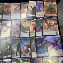 Magic the Gathering MTG 39 Tokens Most Are Double Sided A Few Foils - Image 3