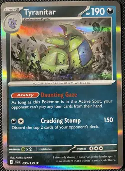 Tyranitar 095/159 Sv09: Journey Together Holo - Pokemon Card - Image 1