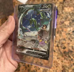 Pokemon TCG Rayquaza V 194/203 Evolving Skies Rare Sword & Shield Alt Art Holo - Image 5