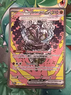 Pokemon TCG Cornerstone Mask Ogerpon ex 160/131 Sv: Prismatic Evolutions SIR NM - Image 1