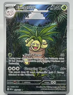 Pokemon TCG Exeggutor 135/132 Me01: Mega Evolution Illustration Rare Holo Card - Image 1