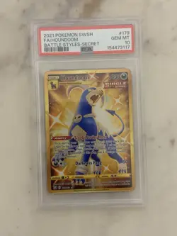 Pokemon TCG Houndoom 179/163 Swsh05: Battle Styles Secret Rare Holo PSA 10 - Image 1