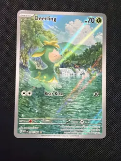 2025 Pokemon White Flare Illustration Rare #091 Deerling - Image 1