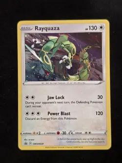 Rayquaza Cosmos Holo SWSH029 Black Star Promo Pokemon [NM] - Image 1