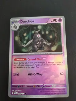 Dusclops 036/131 (Master Ball Pattern) - Pokemon Prismatic Evolutions NM - Image 1
