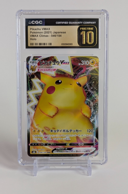 Pikachu VMAX Pokemon 2021 Japanese VMAX Climax 046/184 Holo CGC PRISTINE 10 - Image 1