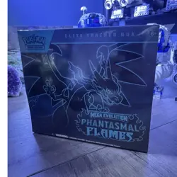 Pokemon TCG Elite Trainer Box Mega Evolution—Phantasmal Flames Charizard 2024 6+ - Image 1