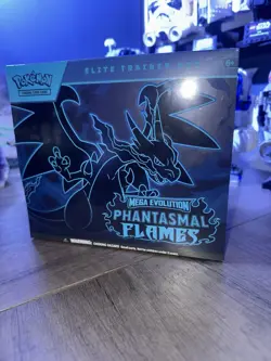 Pokemon TCG Elite Trainer Box Mega Evolution—Phantasmal Flames Charizard 2024 6+ - Image 2