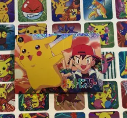 Pokemon Charizard Vintage Pocket Monsters Vending HOLO Prism Sticker 99 Nintendo - Image 4