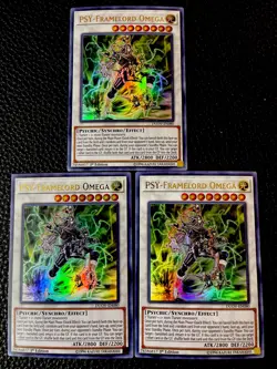 PSY-Framelord Omega (X3) DUOV-EN080 Yugioh 1st Edition Ultra Rare (New) - Image 1