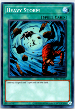 Heavy Storm - MRD-142 - Super Rare - Yugioh - Image 1