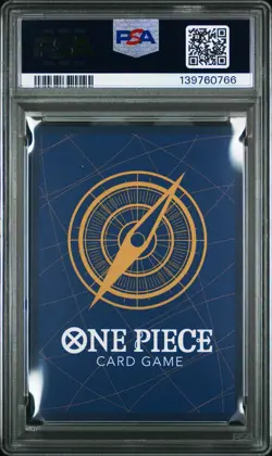 2022 One Piece OP01 Trafalgar Law 047 Alternate Art Errata ENG PSA 10 Gem Mint - Image 2