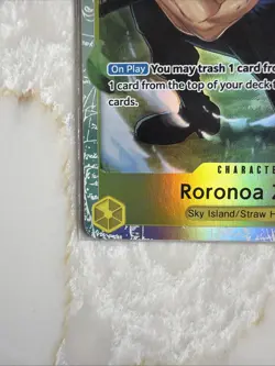 Bandai One Piece Roronoa Zoro Character OP15-113 SR Alt Art Foil English 6000 - Image 5