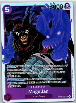 Magellan (085) OP02-085 Super Rare Paramount War One Piece NM - Image 1