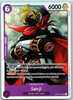 Sanji OP07-064 Super Rare 500 Years in the Future One Piece NM - Image 1