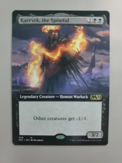MTG Kaervek, the Spiteful Core Set 2021 Extended Art Rare - Image 1