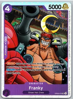 Franky (Reprint) OP09-072 Premium Booster -The Best- Vol. 2 One Piece NM - Image 1