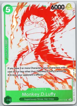 Monkey.D.Luffy 3rd Anniversary Treasure Campaign Pack OP07-033 One Piece NM - Image 1